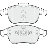 Apec Blue Brake Pads - Front (PD3241) Fits Renault Laguna