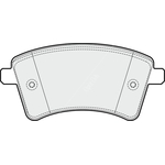 Apec Blue Brake Pads - Front (PD3245) 