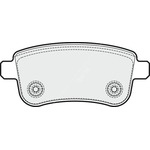 Apec Blue Brake Pads - Rear (PD3254) Fits Renault