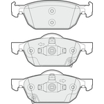 Apec Blue Brake Pads - Front (PD3255) Fits Honda Accord