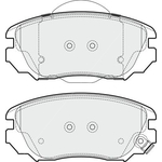 Apec Blue Brake Pads - Front (PD3257) 