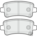 Apec Blue Brake Pads - Rear (PD3258) 