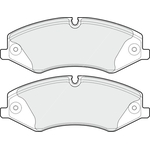 Apec Blue Brake Pads - Front (PD3264) Fits Land Rover