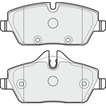 Apec Blue Brake Pads - Front (PD3266) Fits BMW 1 Series