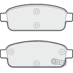 Apec Blue Brake Pads - Rear (PD3269) 