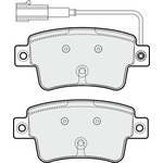Apec Blue Brake Pads - Rear (PD3270) Fits Fiat