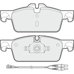 Apec Blue Brake Pads - Front (PD3275) Fits Peugeot 508