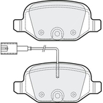 Apec Blue Brake Pads - Rear (PD3278) Fits Fiat