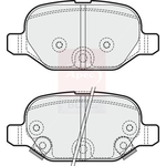 Apec Blue Brake Pads (PD3289) Fits: Fiat Rear