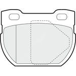 Apec Blue Brake Pads - Rear (PD3296) Fits Land Rover Defender