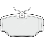 Apec Blue Brake Pads - Rear (PD3297) 