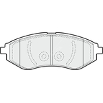 Apec Blue Brake Pads - Front (PD3309) 