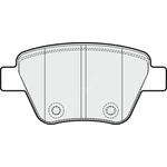 Apec Blue Brake Pads - Rear (PD3313) 