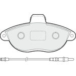 Apec Blue Brake Pads - Front (PD3315) 