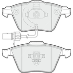 Apec Blue Brake Pads - Front (PD3317) 
