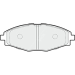 Apec Blue Brake Pads - Front (PD3319) 