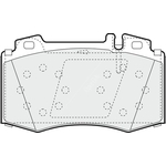 Apec Blue Brake Pads - Front (PD3325) Fits Mercedes-Benz