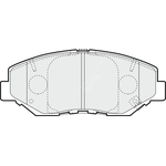 Apec Blue Brake Pads - Front (PD3329) Fits Honda