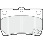 Apec Blue Brake Pads - Rear (PD3335) 