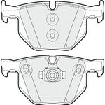 Apec Blue Brake Pads - Rear (PD3341) Fits BMW