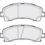 Apec Blue Brake Pads - Front (PD3342) Fits Isuzu