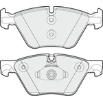 Apec Blue Brake Pads - Front (PD3349) Fits BMW 5 Series