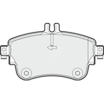 Apec Blue Brake Pads - Front (PD3360) Fits Mercedes