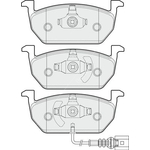 Apec Blue Brake Pads - Front (PD3377) 