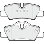 Apec Blue Brake Pads - Rear (PD3378) Fits Mini