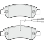 Apec Blue Brake Pads - Rear (PD3381) 