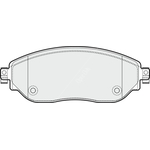 Apec Blue Brake Pads - Front (PD3382) 