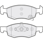 Apec Blue Brake Pads - Front (PD3383) Fits Vauxhall Corsa