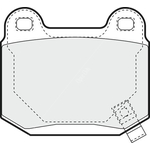 Apec Blue Brake Pads - Front or Rear (PD3389) 