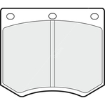 Apec Blue Brake Pads - Front (PD3395) 