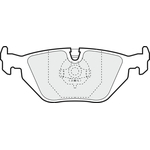 Apec Blue Brake Pads - Rear (PD3415) Fits BMW