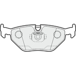 Apec Blue Brake Pads - Rear (PD3416) Fits BMW 5 Series