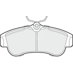 Apec Blue Brake Pads - Front (PD3431) Fits Nissan