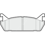 Apec Blue Brake Pads - Rear (PD3434) 