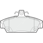 Apec Blue Brake Pads - Front (PD3438) Fits Rover