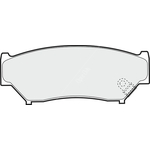 Apec Blue Brake Pads - Front (PD3445) Fits Suzuki