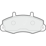 Apec Blue Brake Pads - Front (PD3446) Fits Ford Transit