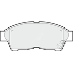 Apec Blue Brake Pads - Front (PD3451) Fits Toyota