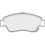 Apec Blue Brake Pads - Front (PD3456) Fits Honda