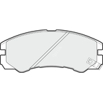 Apec Blue Brake Pads - Front (PD3458) Fits Isuzu