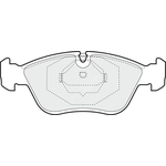 Apec Blue Brake Pads - Front (PD3465) Fits Volvo