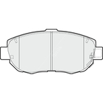 Apec Blue Brake Pads - Front (PD3466) 