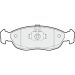 Apec Blue Brake Pads - Front (PD3468) 