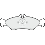 Apec Blue Brake Pads - Rear (PD3478) 