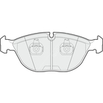 Apec Blue Brake Pads - Front (PD3484) 
