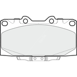 Apec Blue Brake Pads - Front (PD3486) Fits Subaru